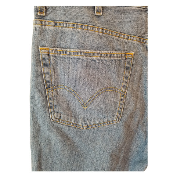 Levi's 505 Men's Denim Shorts Blue Size 38 Inseam 11 in - Picture 8 of 8
